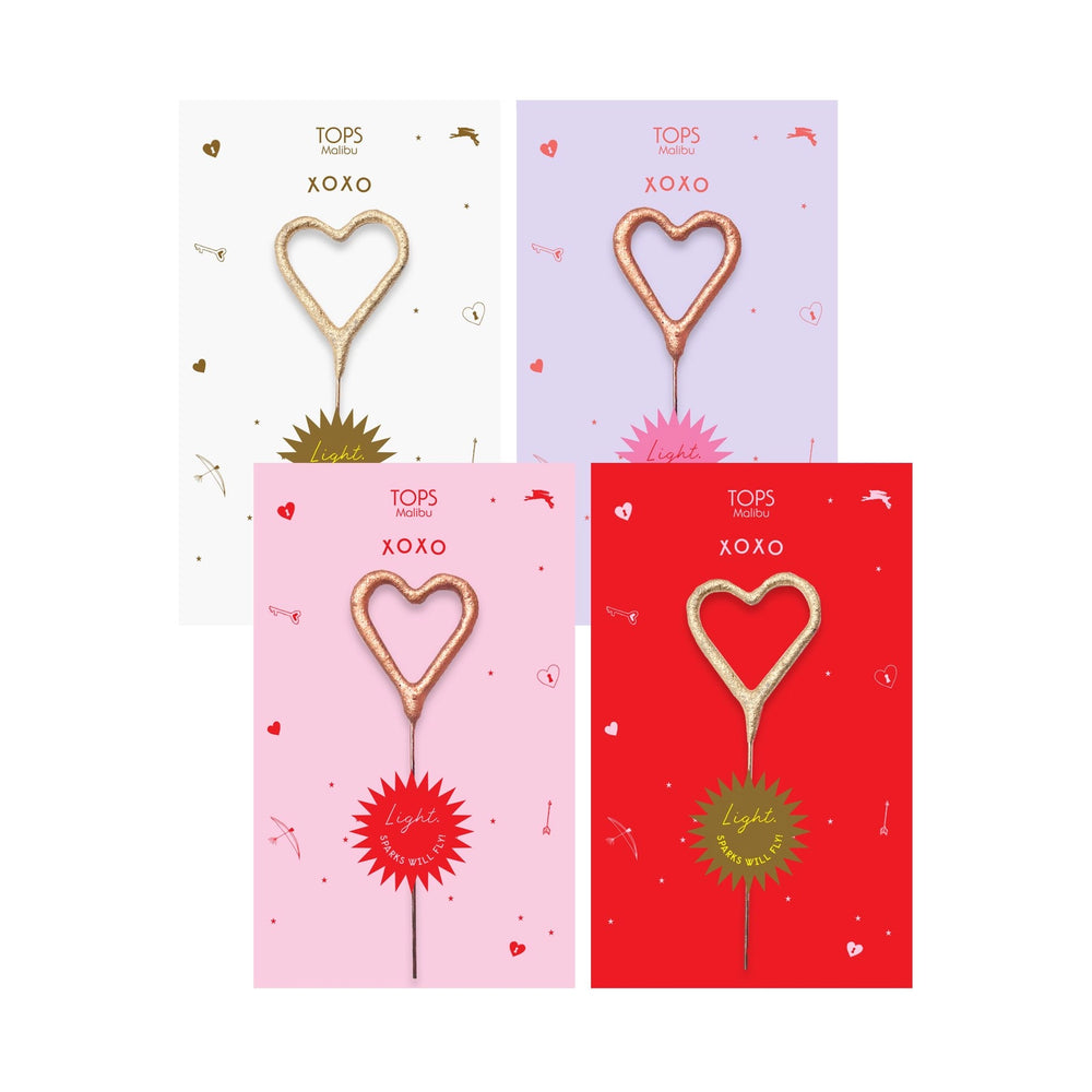 XOXO Heart Sparkler w/ Card
