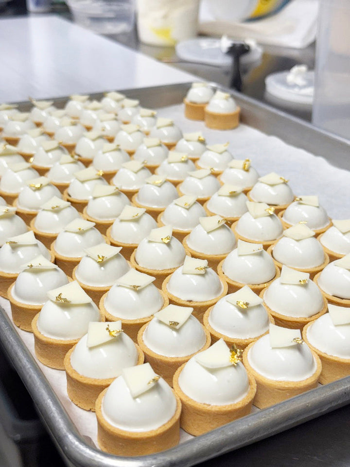 custom mini desserts for Moncler's Warmer Together campaign